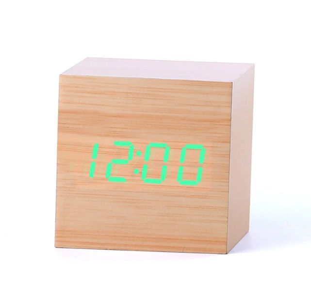 Digital Clock Cube i moderne tredesign Luvikno