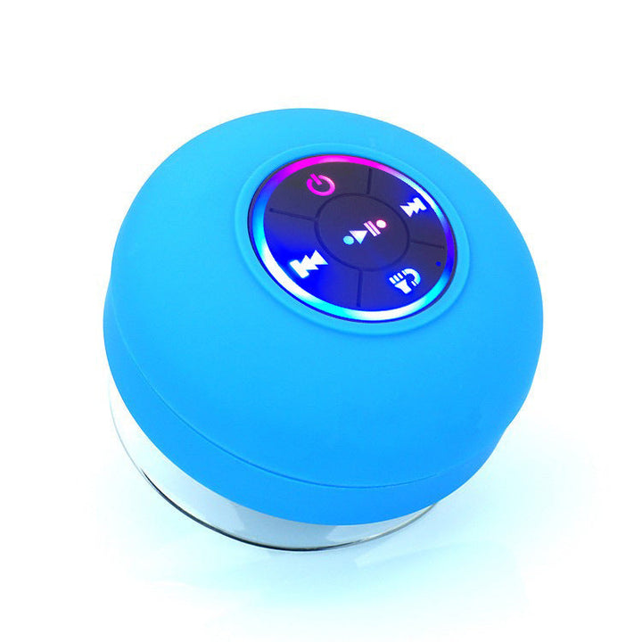 Mini Bluetooth dusj høyttaler med LED lys | Luvikno