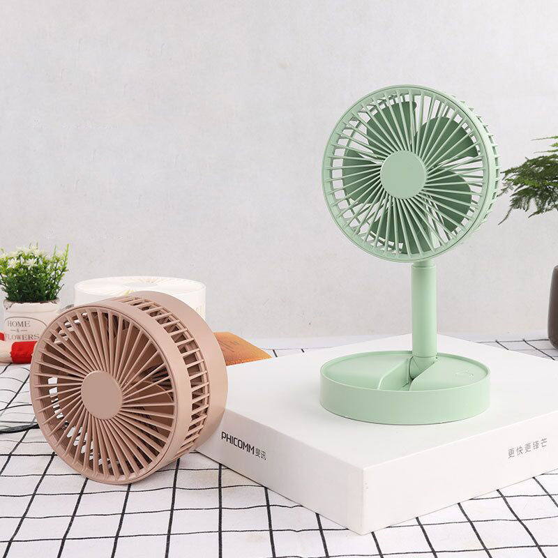 Mini vifte med sammenleggbar teleskopisk telefonholder | Luvikno