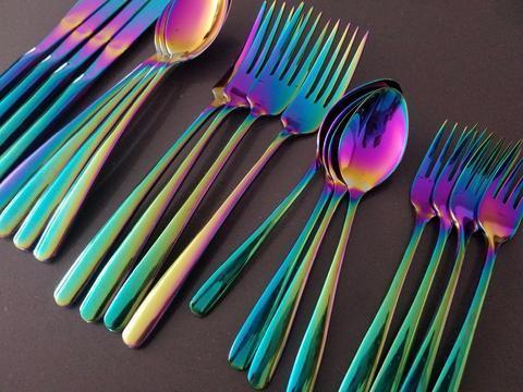 Prismatic Rainbow Bestikk (4 Delers Sett) | Luvikno