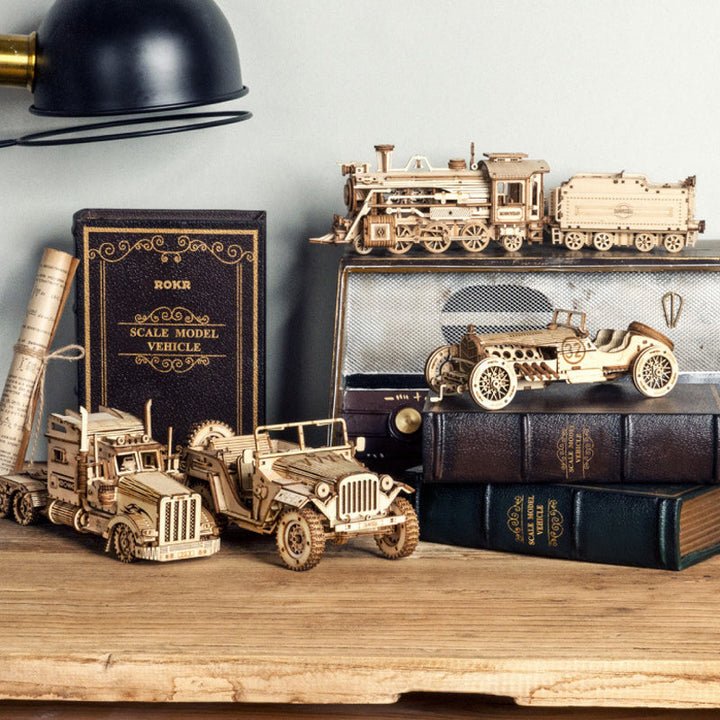 Puzzle Modell Mekanisk Laget av Tre Super | luvikno