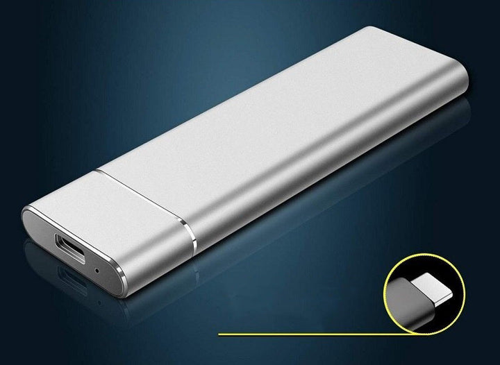 Luvikno | 8TB Bærbar SSD Ekstern Harddisk med USB 3.1 for Rask Filoverføring – Lett og Kompakt Design
