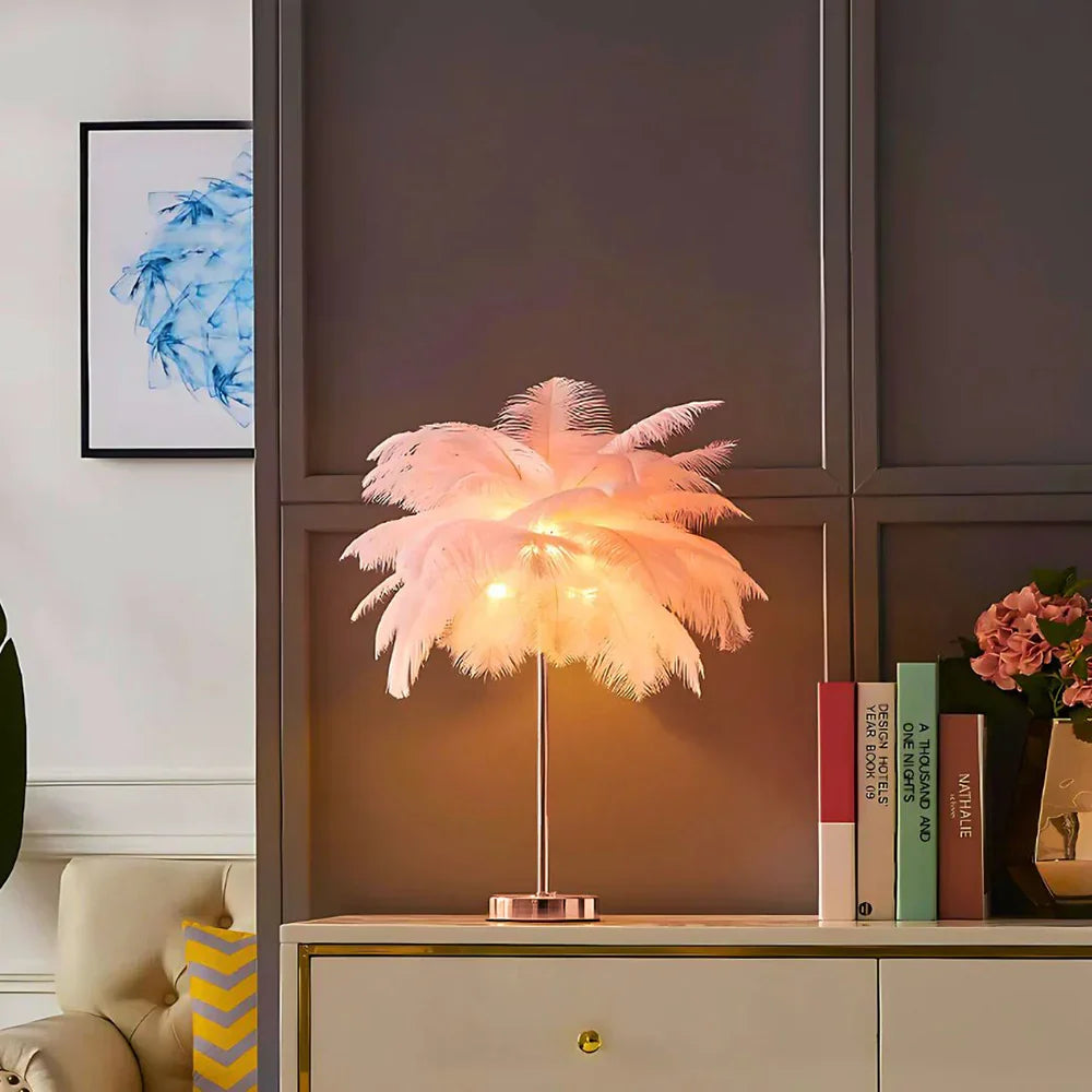Atmosfærisk Fjær Palmetre Lampe - LumaPalm | Luvikno