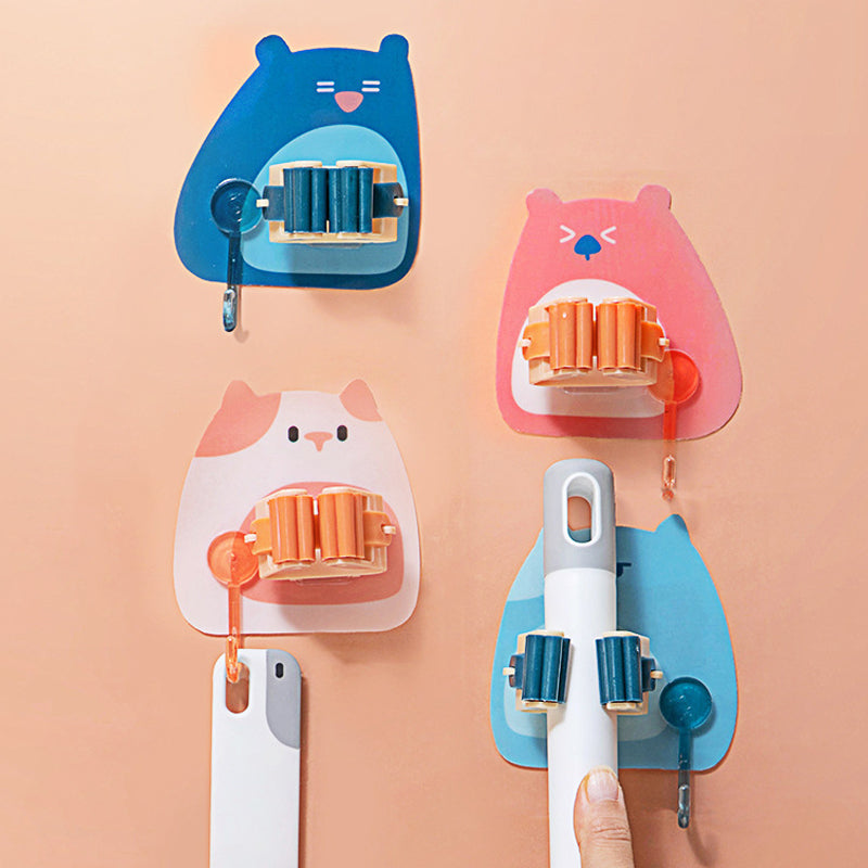 Single Cartoon Mop Holder | Luvikno