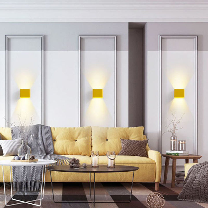 Imogen Moderne Firkantet Vegglampe | Luvikno