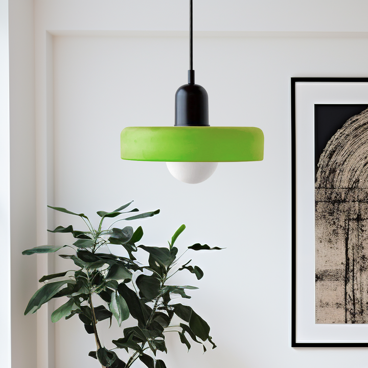 Farget glasspendellampe - BauLume | Luvikno