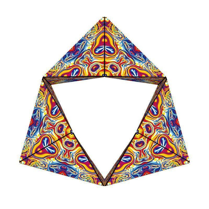 Magnetisk omformings-kube | Transformasjons-puslespill leke | Flerfarget