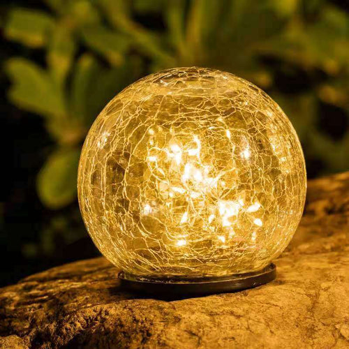Solar Moderne Minimalistisk Glass Gulv Dekorasjon LED Utendørs Landskapslys | Luvikno