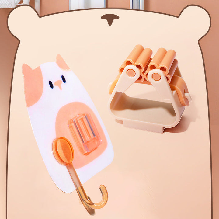Single Cartoon Mop Holder | Luvikno