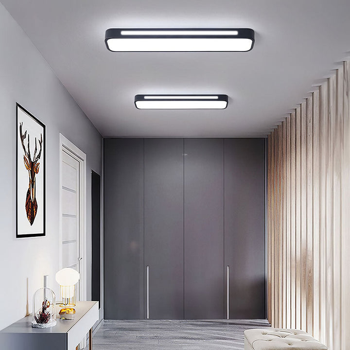 Nordisk Minimalistisk Lang LED Taklampe Luvikno