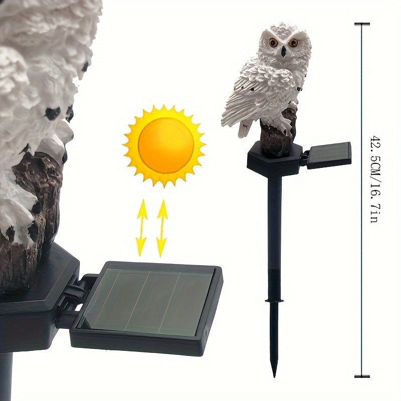 SolarOwl - Moderne LED Hage Lampe med Unik Design | Luvikno