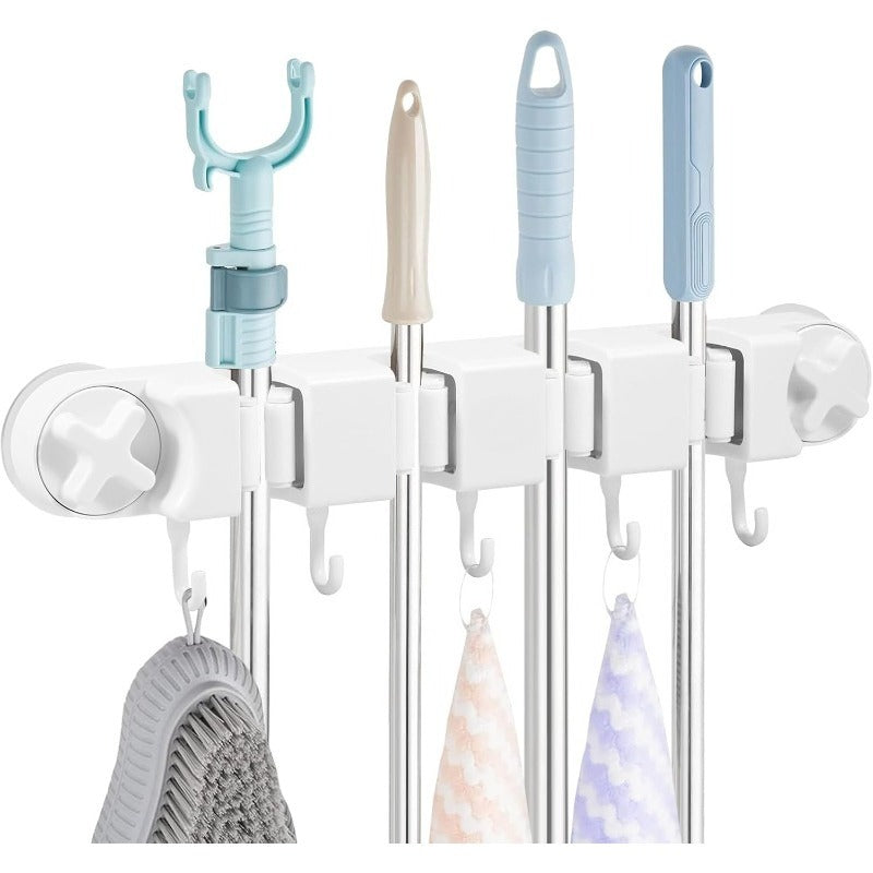 Vacuum Mop Holder Rack Luvikno