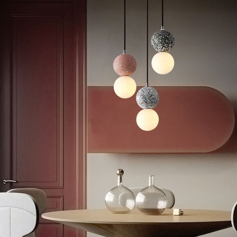 Luvikno | Aurora Glow - Luksus LED Pendellampe i Svart/Hvitt