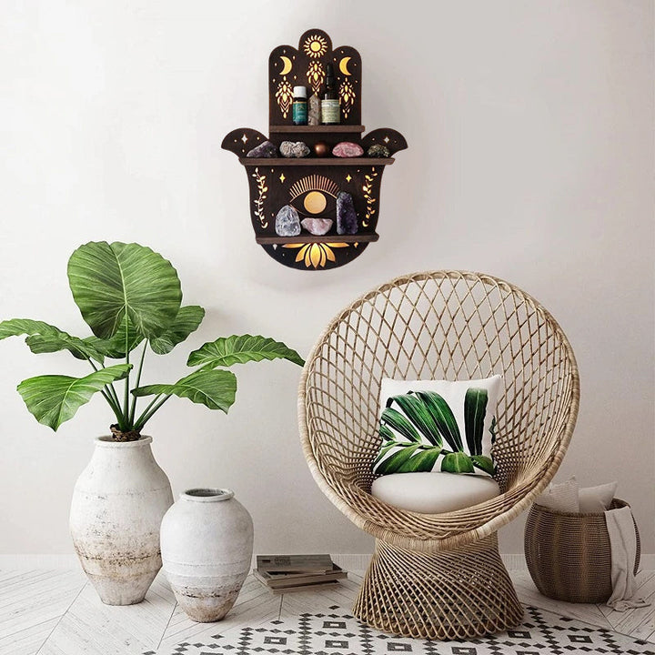 Luna Moth Lampe Krystallhyller | Luvikno