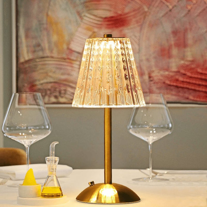 Luvikno | AuraGlow Bordlampe - Oppladbar LED-lampe med dimmefunksjon