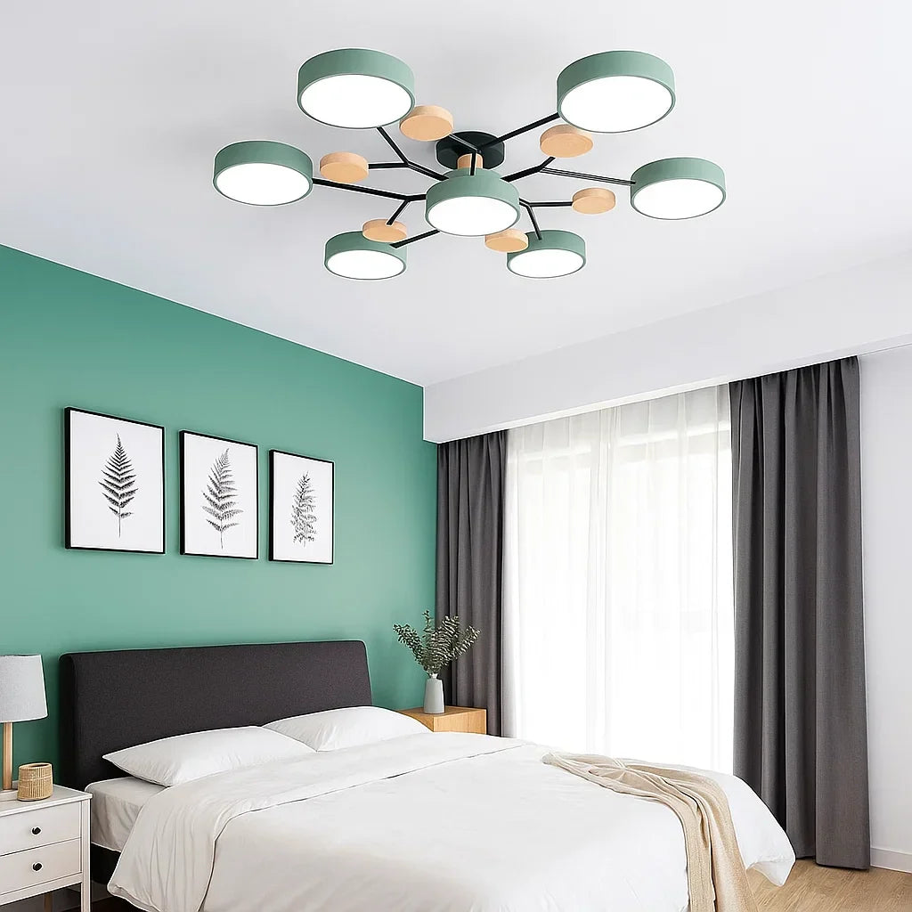Moderne Innfelt LED Taklampe Luvikno