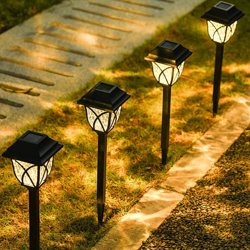 Luvikno | SolarPath LED Hagebelysning | Automatisk & Vanntett for Utendørs