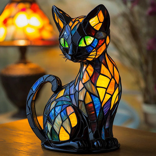Kat Silhuett LED Nattlys | Luvikno