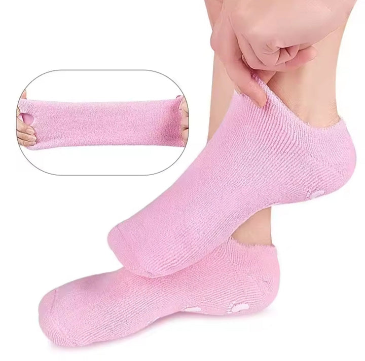 Spa Gel Sokker Fuktighetsgivende og Reparerende Sprukket Huden Luvikno