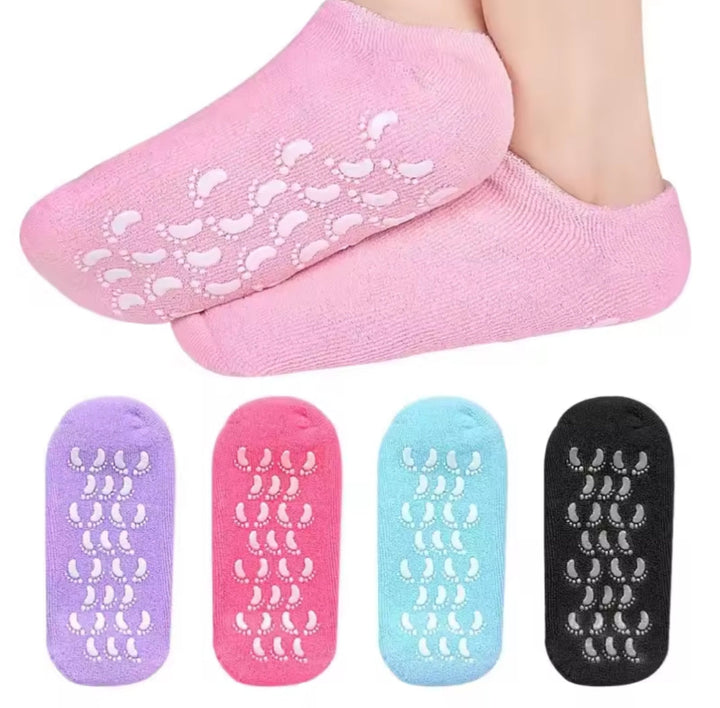 Spa Gel Sokker Fuktighetsgivende og Reparerende Sprukket Huden Luvikno