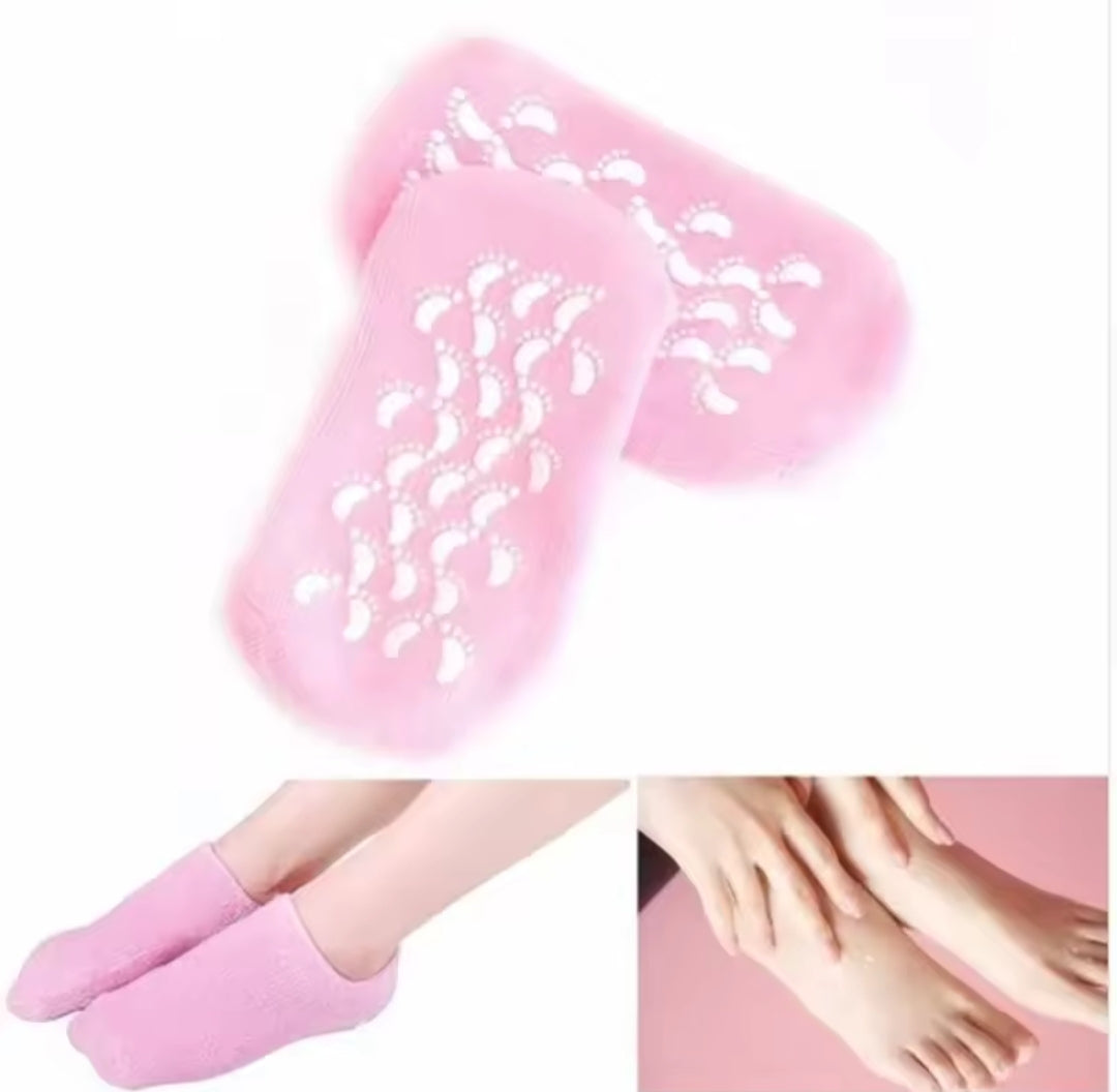 Spa Gel Sokker Fuktighetsgivende og Reparerende Sprukket Huden Luvikno