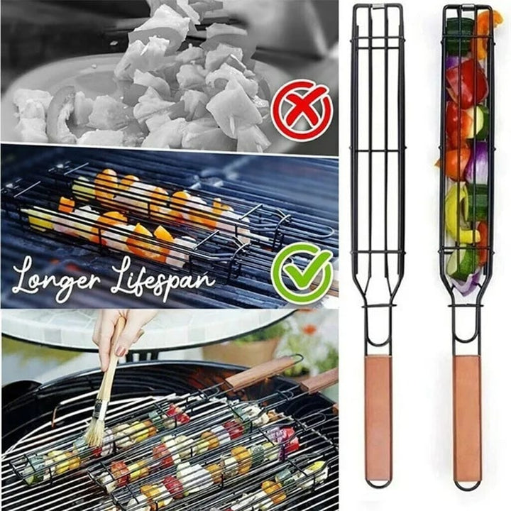 Non Stick BBQ Grilling Basket Luvikno
