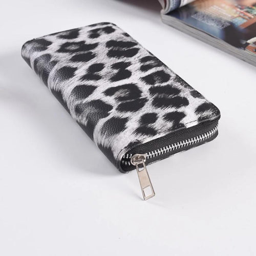 Klassisk Leopardprint Lommebok for Kvinner | Luvikno