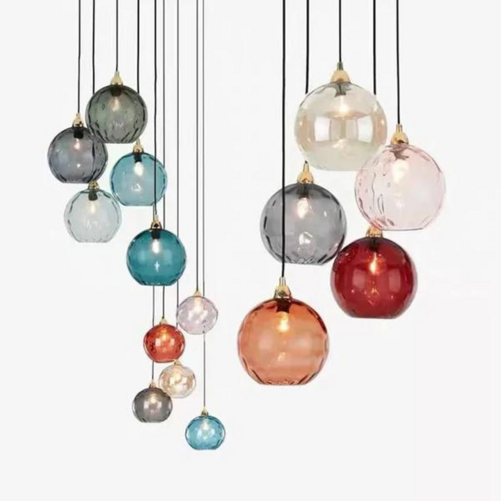 Luvikno | Elegant Glass Sphere Pendant Lamp for Luxury Interiors