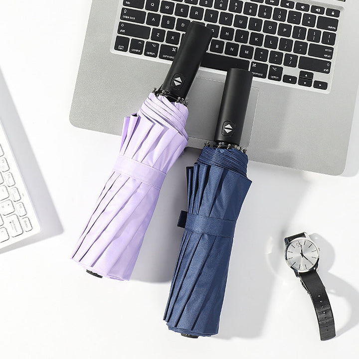 Dame automatisk foldbar paraply Luvikno
