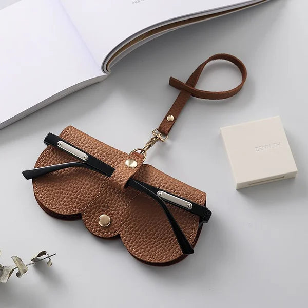 Myk Lær Solbrille Etui Luvikno