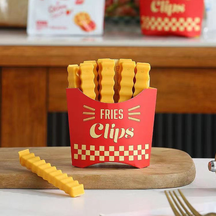 Morsomme Magnetiske Pommes Frites Matklips | Luvikno