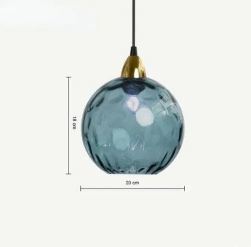 Glass Sphere Pendant Lamp - LumiSphere | Luvikno