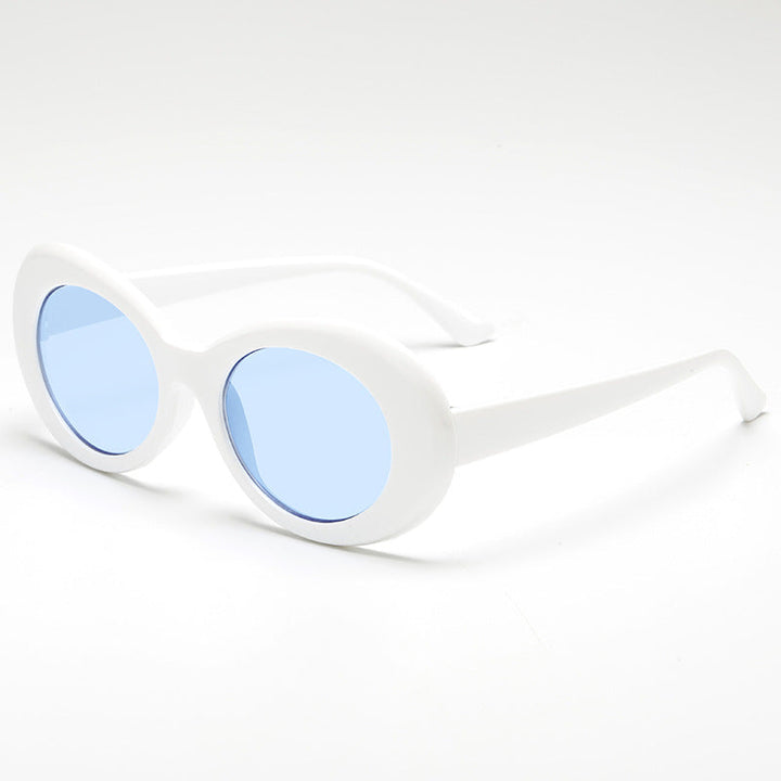 Damer fashionable oval solbriller Luvikno