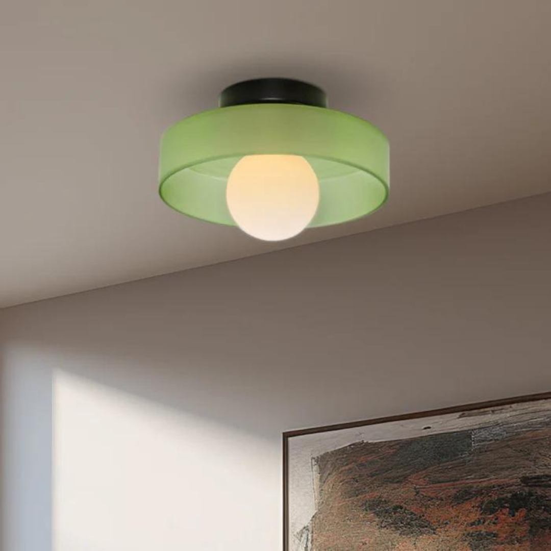 Rund Taklampe med Stilleggende Funksjonalitet - LumiSphere | Luvikno