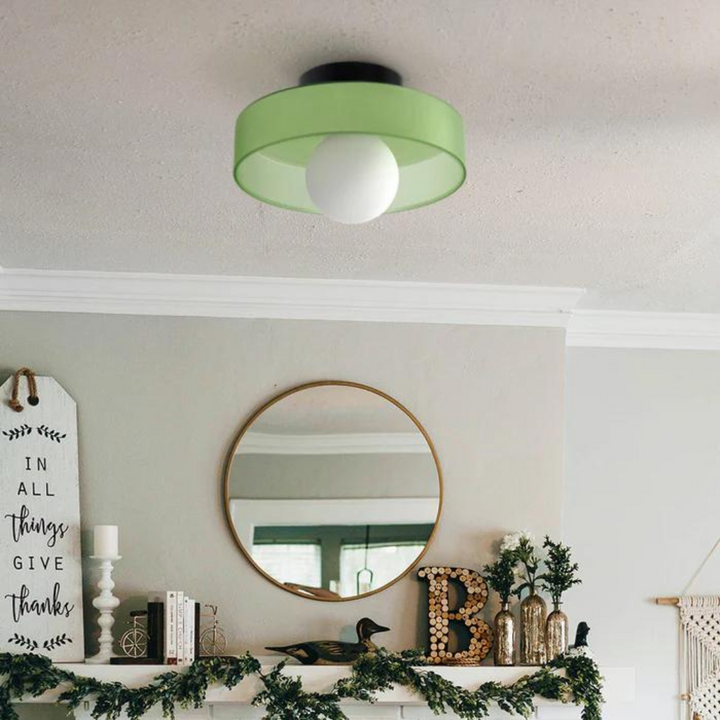 Rund Taklampe med Stilleggende Funksjonalitet - LumiSphere | Luvikno