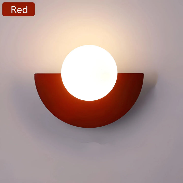 LumiGlow – Moderne Halvsirkel Vegglampe