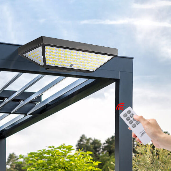 Enkel soltrapezoid LED multifunksjonell utendørs vanntett hagevegglampe | Luvikno