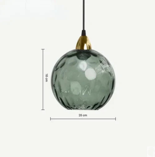 Glass Sphere Pendant Lamp - LumiSphere | Luvikno