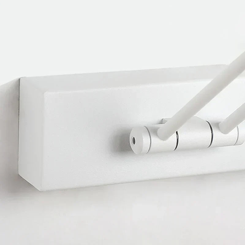 Edge Minimalistisk LED Vegglampe Svart/Hvit | Moderne Design for Bad & Innendørs Rom | Metall & Akryl | Luvikno