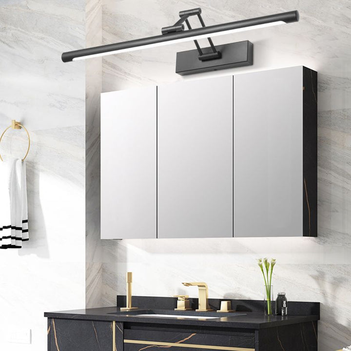 Minimalistisk LED Vegglampe Svart/Hvit – Modern Metallampe for Bad og Innendørs Bruk | Luvikno