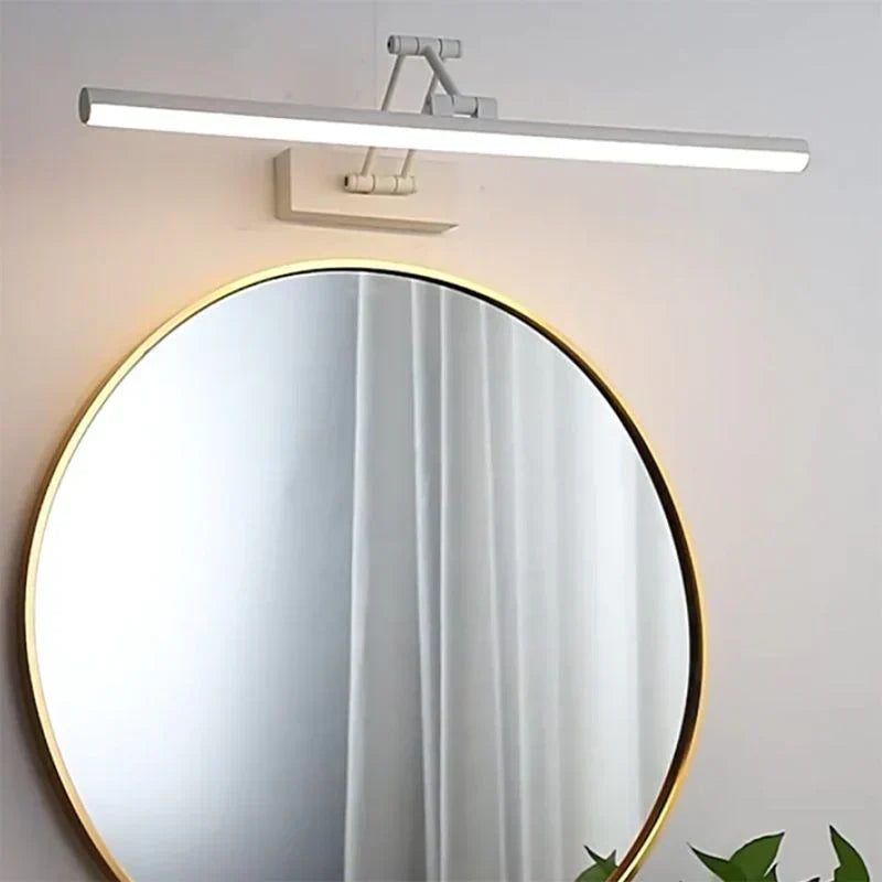Minimalistisk LED Vegglampe Svart/Hvit – Modern Metallampe for Bad og Innendørs Bruk | Luvikno