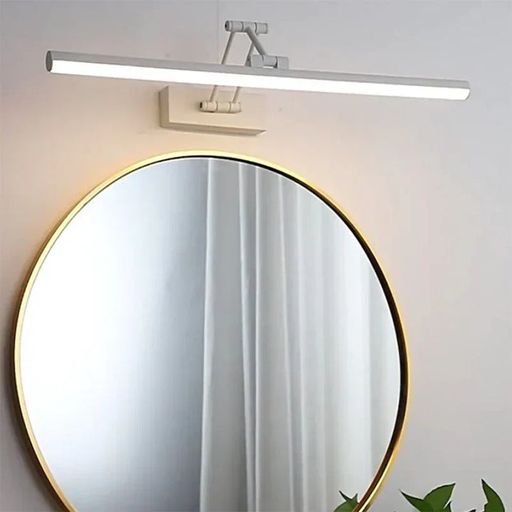 Minimalistisk LED Vegglampe Svart/Hvit – Modern Metallampe for Bad og Innendørs Bruk | Luvikno