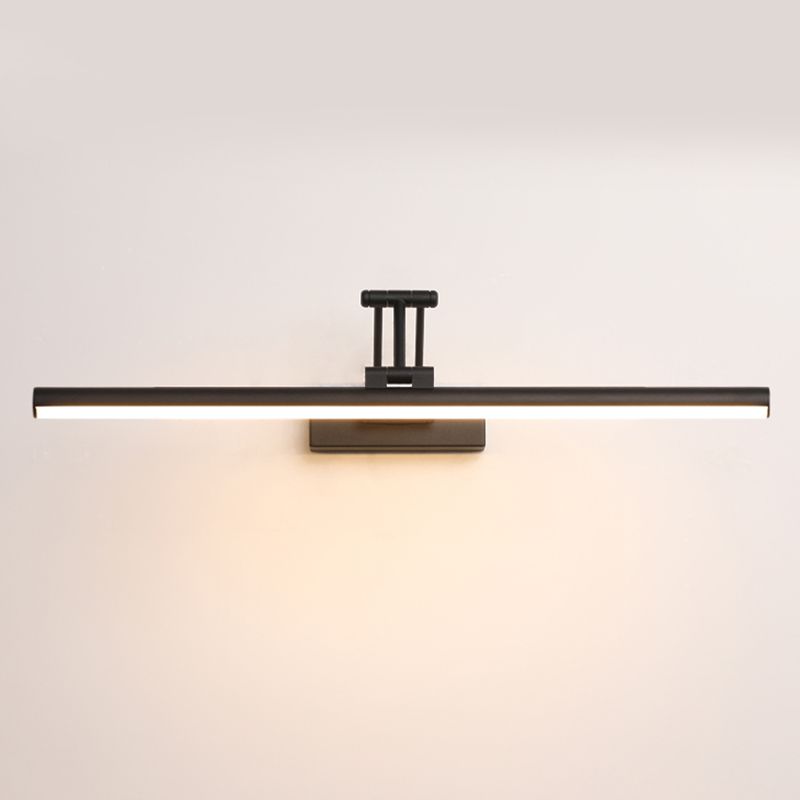 Edge Minimalistisk LED Vegglampe Svart/Hvit | Moderne Design for Bad & Innendørs Rom | Metall & Akryl | Luvikno
