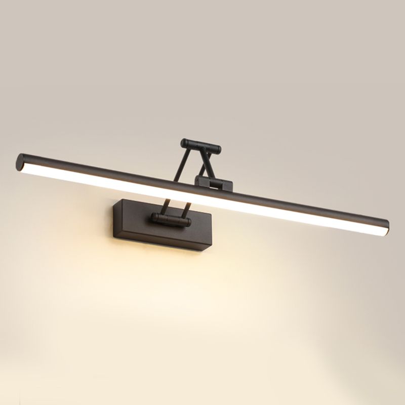 Edge Minimalistisk LED Vegglampe Svart/Hvit | Moderne Design for Bad & Innendørs Rom | Metall & Akryl | Luvikno