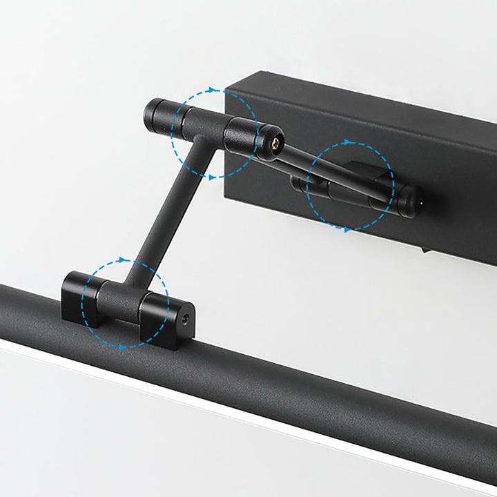 Minimalistisk LED Vegglampe Svart/Hvit – Modern Metallampe for Bad og Innendørs Bruk | Luvikno
