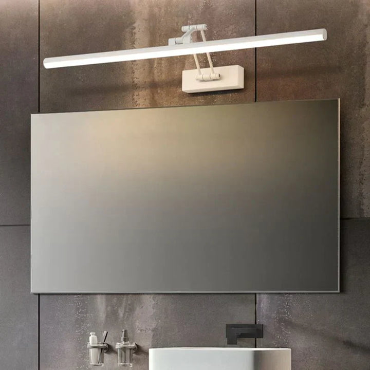 Edge Minimalistisk LED Vegglampe Svart/Hvit | Moderne Design for Bad & Innendørs Rom | Metall & Akryl | Luvikno