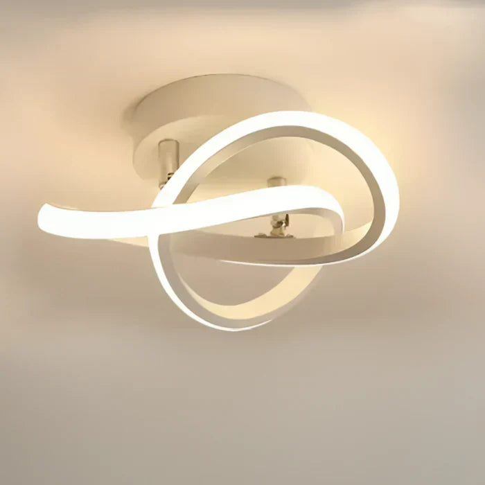 Moderne LED Taklampe med Dobbelt Ringdesign - Twilight Rings | Luvikno