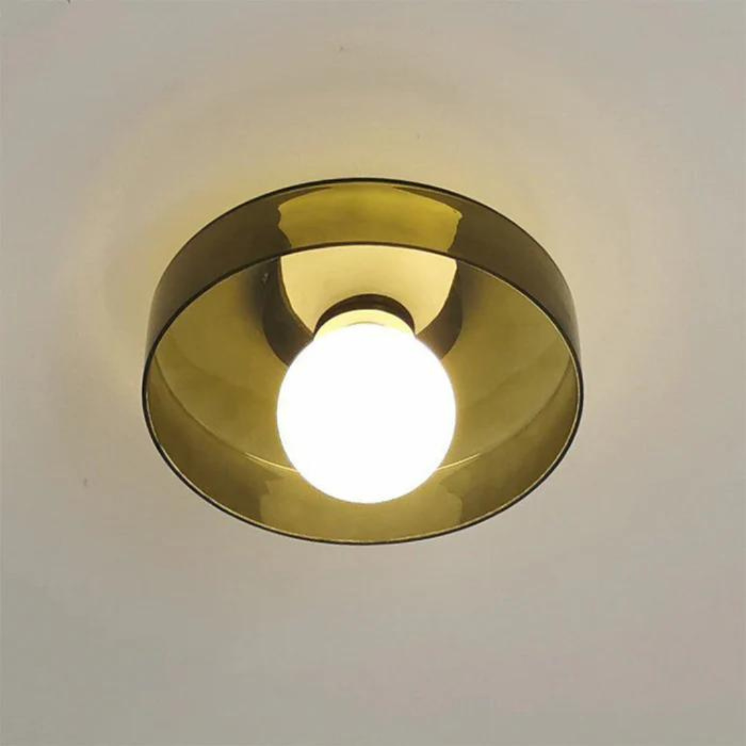 Rund Taklampe med Stilleggende Funksjonalitet - LumiSphere | Luvikno