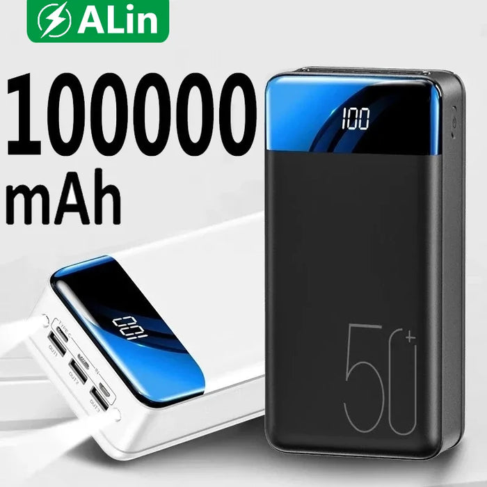 Luvikno | MegaPower 50000 mAh Powerbank – Ubegrenset lading, Alltid tilkoblet