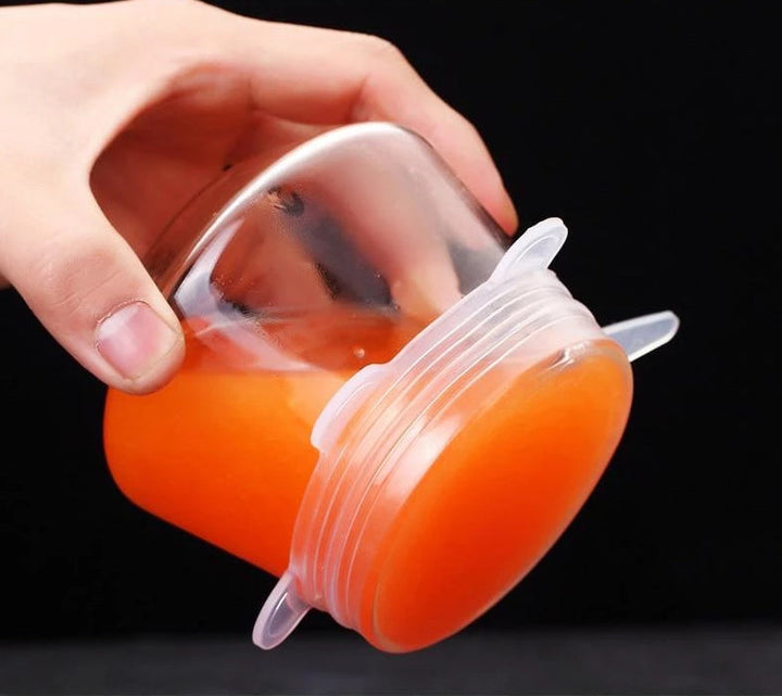 EcoLid - 6 Silikon Reusable Stretch Covers | Luvikno